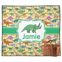 Dinosaurs Outdoor Picnic Blanket (Personalized)