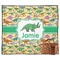Dinosaurs Picnic Blanket - Flat - With Basket