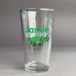 Dinosaurs Pint Glass - Full Color Logo (Personalized)