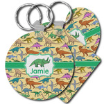 Dinosaurs Plastic Keychain (Personalized)