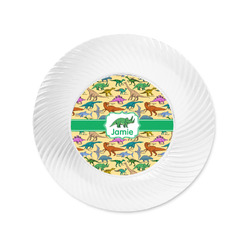 Dinosaurs Plastic Party Appetizer & Dessert Plates - 6" (Personalized)