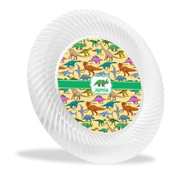 Dinosaurs Plastic Party Dinner Plates - 10" (Personalized)