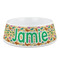 Dinosaurs Plastic Dog Bowl (Personalized)