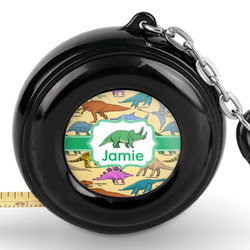 Dinosaurs Pocket Tape Measure - 6 Ft w/ Carabiner Clip (Personalized)