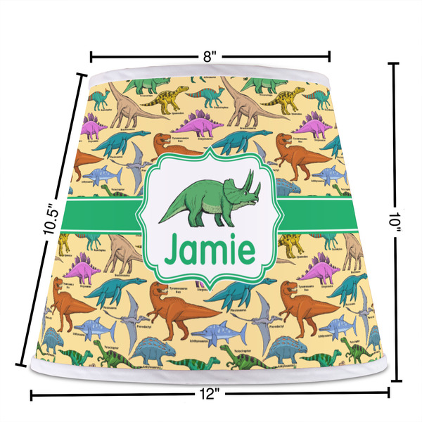 Dinosaurs Poly Film Empire Lampshade - Dimensions