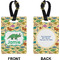 Dinosaurs Rectangle Luggage Tag (Front + Back)
