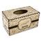 Dinosaurs Rectangle Tissue Box Covers - Wood - Front