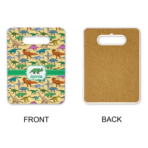 Dinosaurs Rectangle Trivet with Handle - APPROVAL