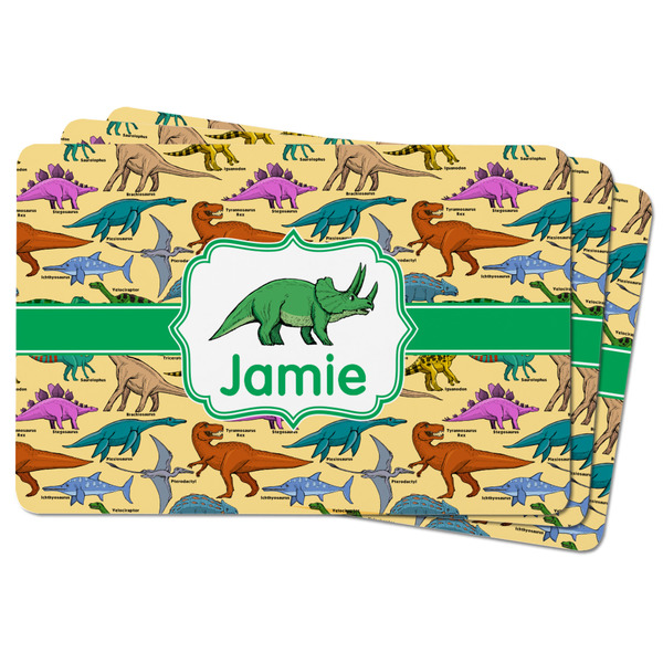 Dinosaurs Rectangular Fridge Magnet - THREE