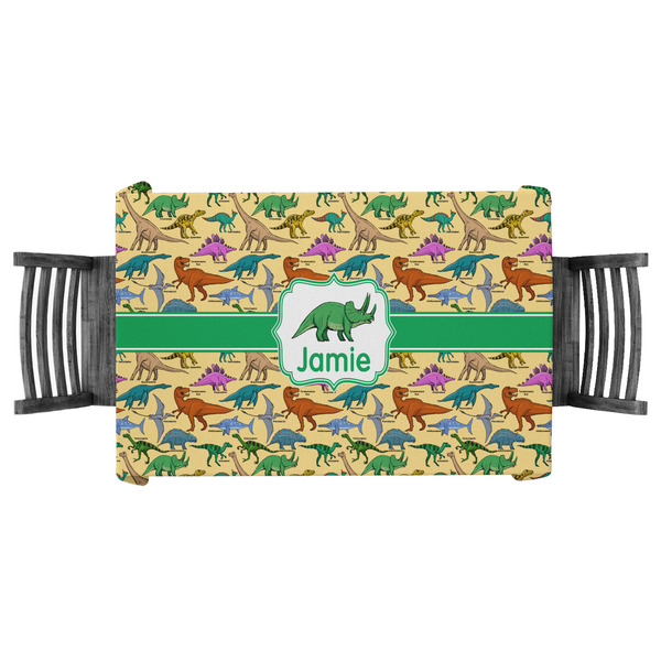 Custom Dinosaurs Tablecloth - 58"x58" (Personalized)