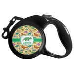 Dinosaurs Retractable Dog Leash - Small (Personalized)