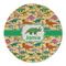 Dinosaurs Round Linen Placemat (Personalized)