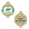 Dinosaurs Round Pet ID Tag - Large - Approval