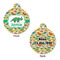 Dinosaurs Round Pet Tag - Front & Back