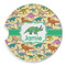 Dinosaurs Sandstone Car Coaster - Single (Personalized)