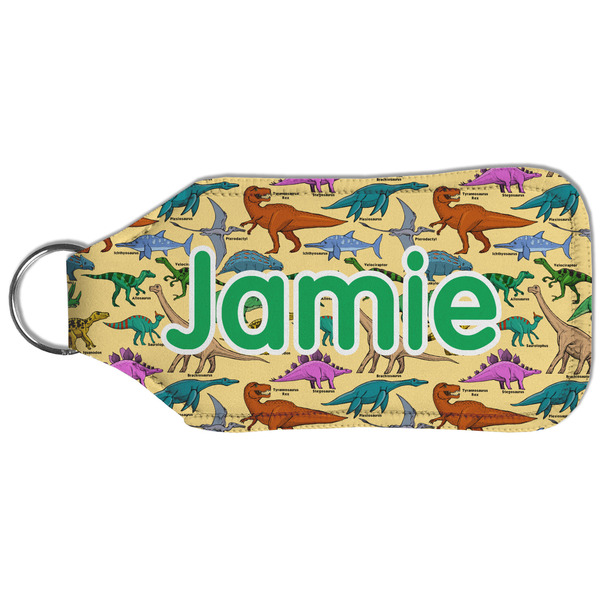 Dinosaurs Sanitizer Holder Keychain - Large (Back)