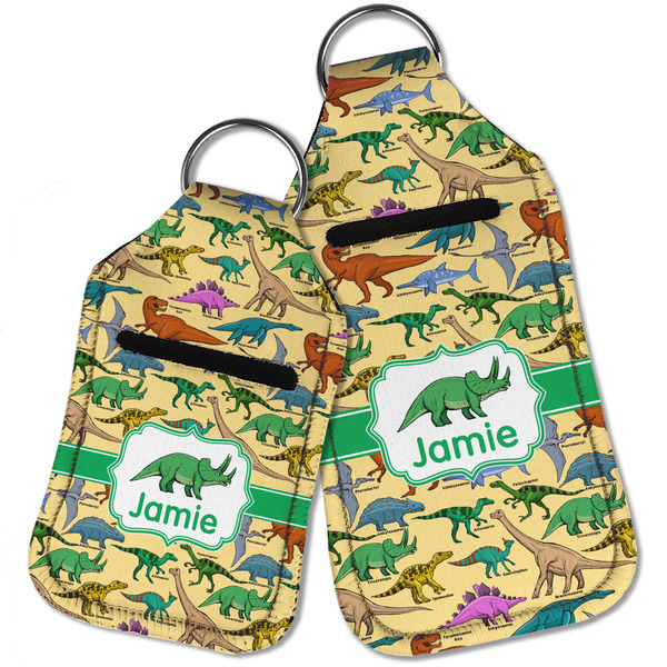Dinosaurs Sanitizer Holder Keychain - Parent Main