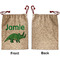 Dinosaurs Santa Bag - Approval - Front