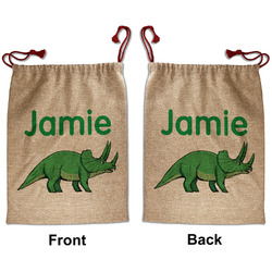 Dinosaurs Santa Sack - Front & Back (Personalized)