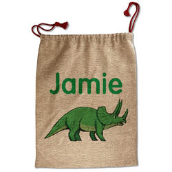 Dinosaurs Santa Sack - Front (Personalized)
