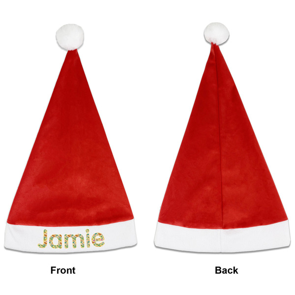 Dinosaurs Santa Hats - Front and Back (Single Print) APPROVAL