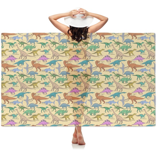 Custom Dinosaurs Sheer Sarong