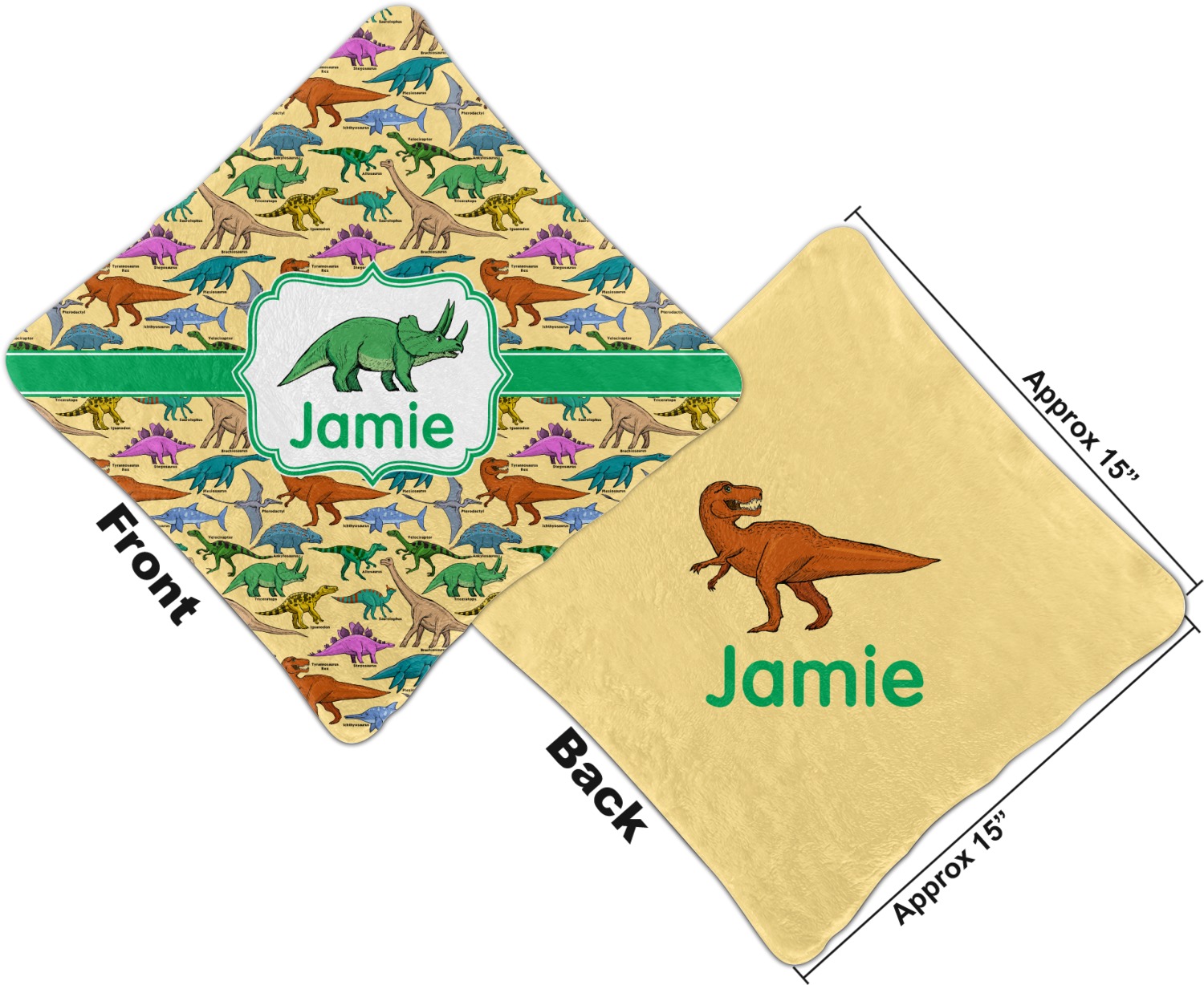 Dinosaurs Security Blanket (Personalized) YouCustomizeIt