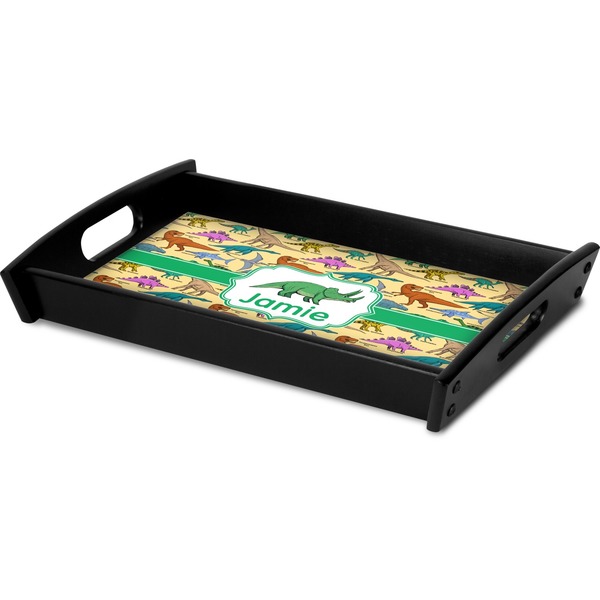 Dinosaurs Serving Tray Black - Corner