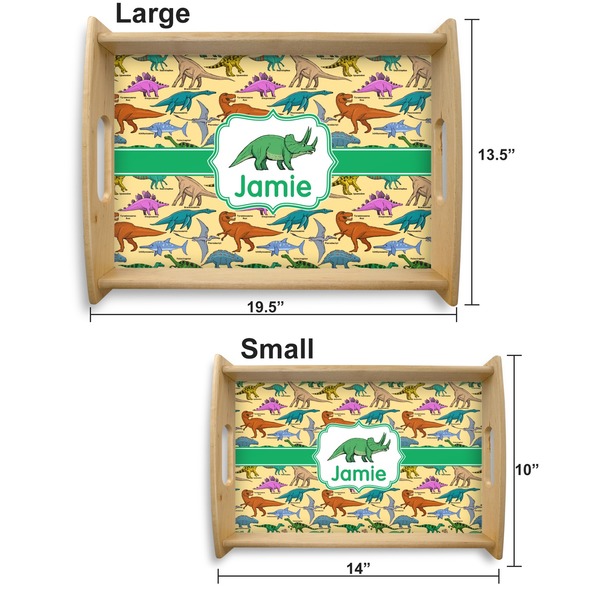 Dinosaurs Serving Tray Wood Sizes