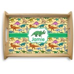 Dinosaurs Natural Wooden Tray - Small (Personalized)