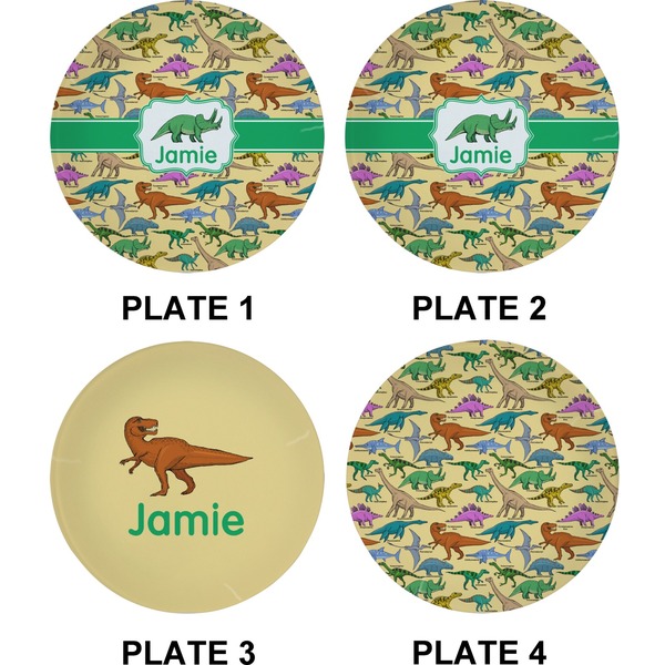 Dinosaurs Set of Appetizer / Dessert Plates (Approval)