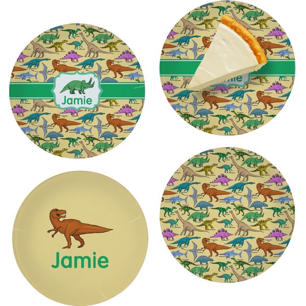 Dinosaurs Set of Appetizer / Dessert Plates
