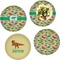 Dinosaurs Set of Lunch / Dinner Plates