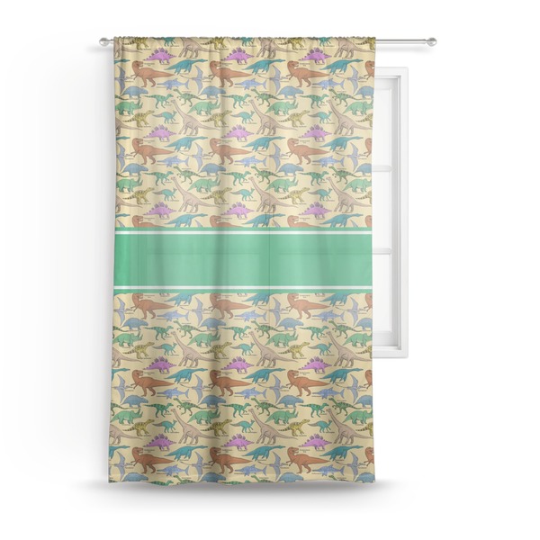Custom Dinosaurs Sheer Curtain - 50"x84"