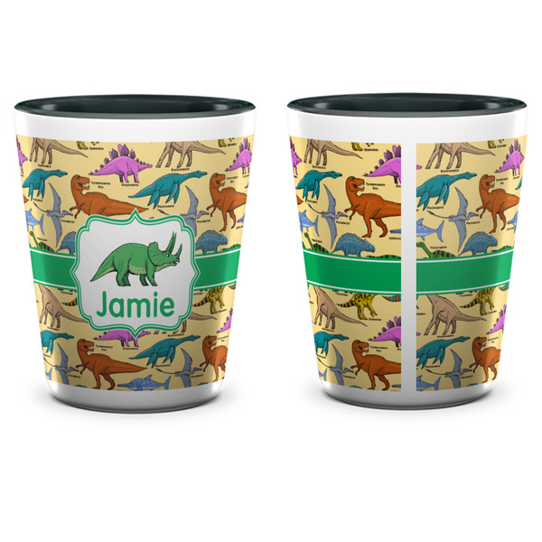 Dinosaurs Shot Glass - Two Tone - APPROVAL