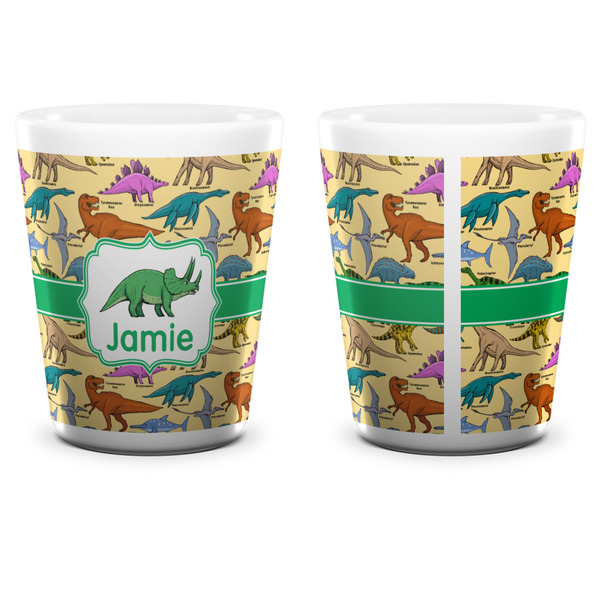 Dinosaurs Shot Glass - White - APPROVAL