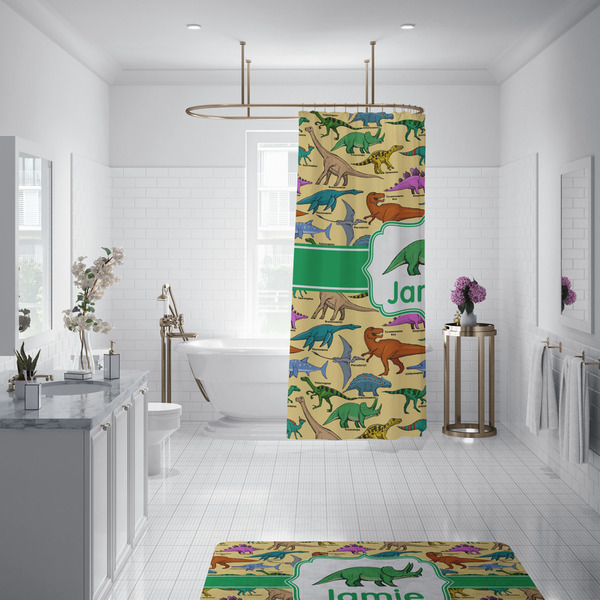 Dinosaurs Shower Curtain - Custom Size