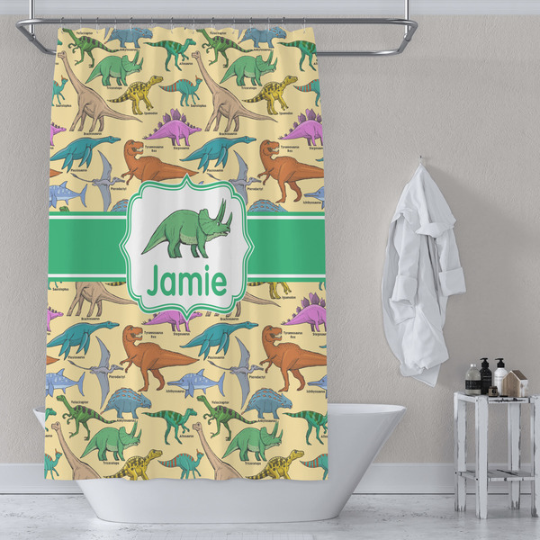 Dinosaurs Shower Curtain Lifestyle