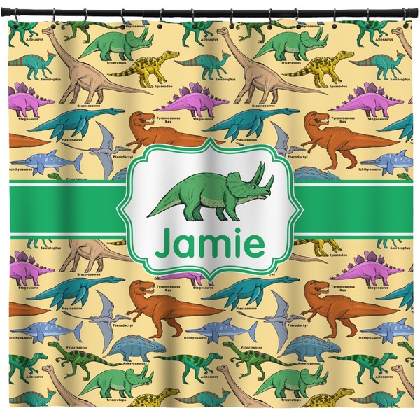 Custom Dinosaurs Shower Curtain - Custom Size (Personalized)