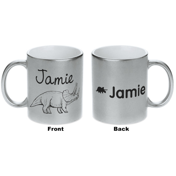 Dinosaurs Silver Mug - Approval