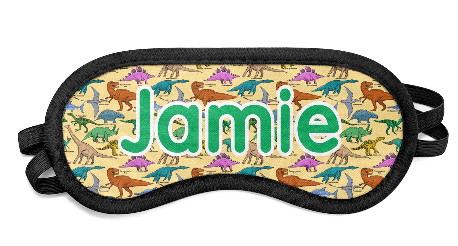 Custom Dinosaurs Sleeping Eye Mask - Small (Personalized) | YouCustomizeIt