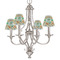 Dinosaurs Small Chandelier Shade - LIFESTYLE (on chandelier)