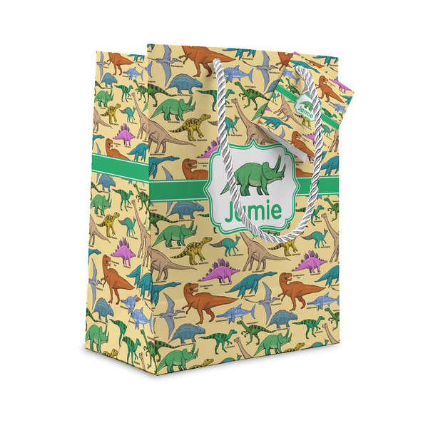 Custom Dinosaurs Small Gift Bag (Personalized)