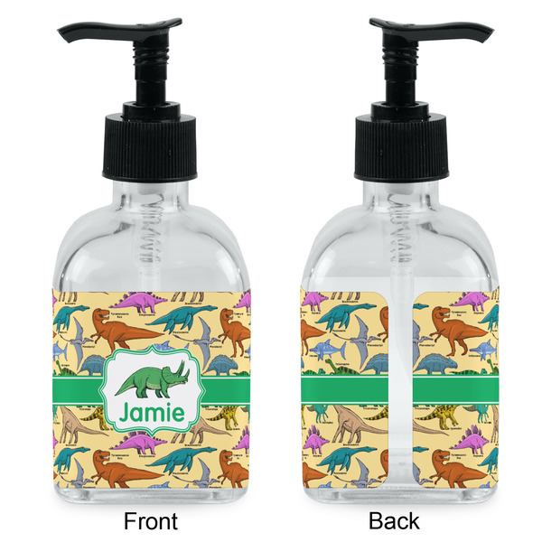 Dinosaurs Glass Soap/Lotion Dispenser - Approval