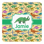 Dinosaurs Square Decal - Large (Personalized)