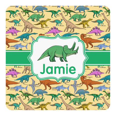 Dinosaurs Square Decal (Personalized)