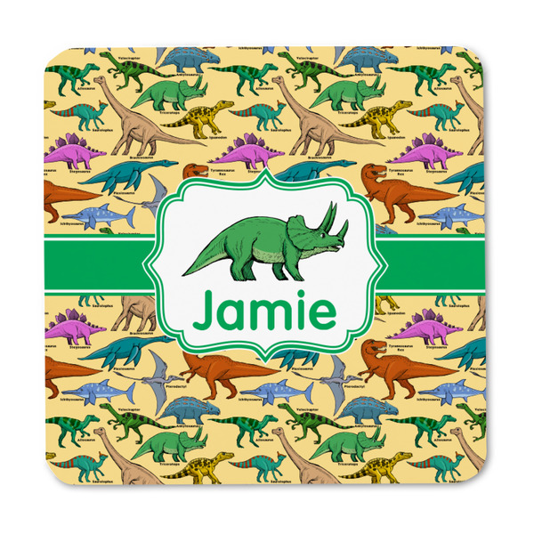 Dinosaurs Square Fridge Magnet - FRONT