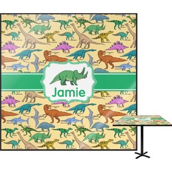 Dinosaurs Square Table Top - 30" (Personalized)