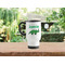 Dinosaurs Stainless Steel Travel Mug with Handle Lifestyle White