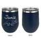 Dinosaurs Stainless Wine Tumblers - Navy - Single Sided - Approval